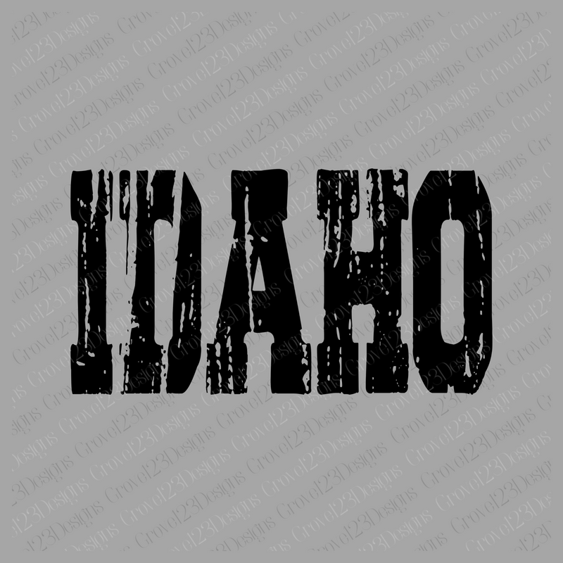 Idaho Distressed Black